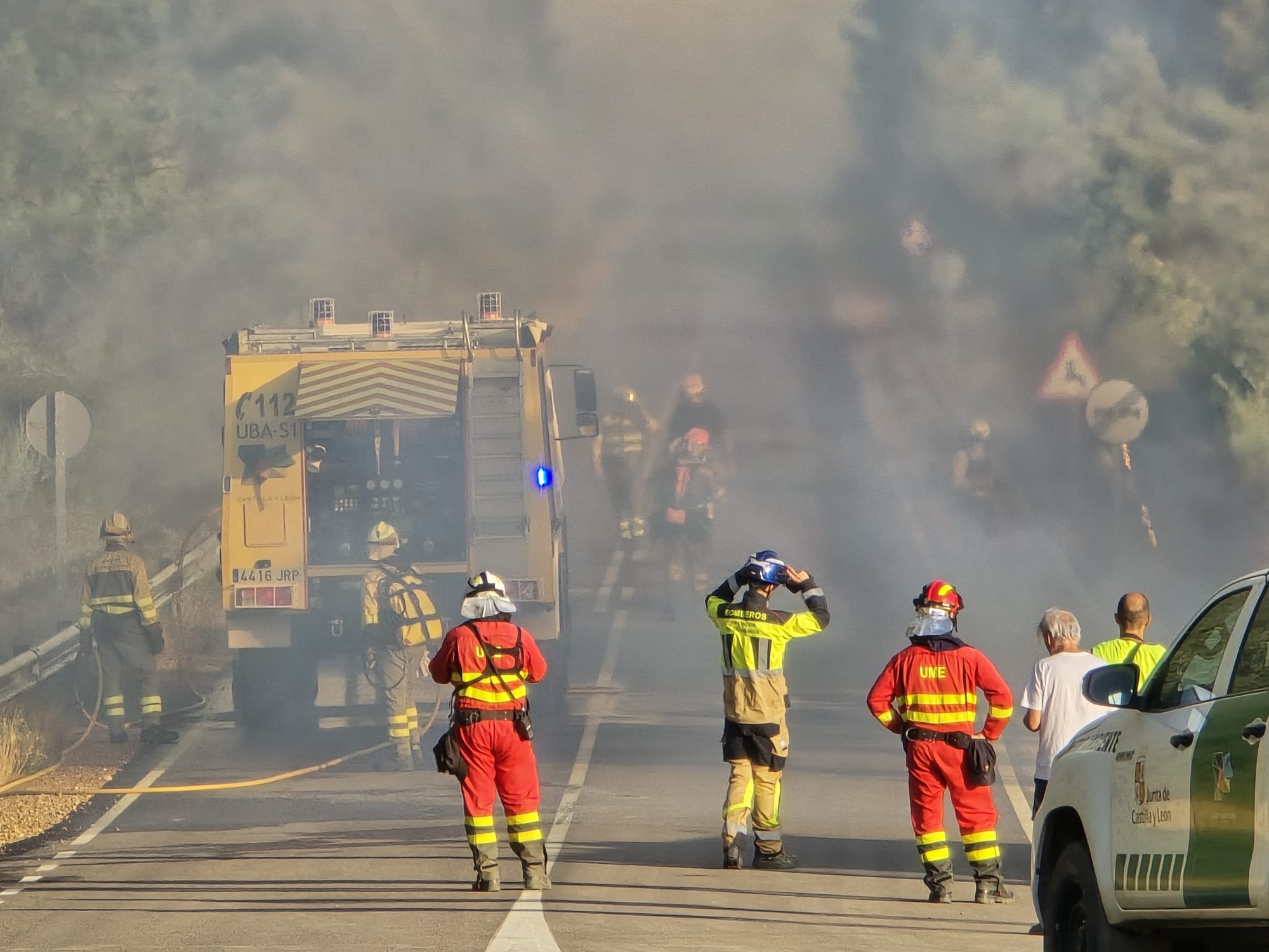 Los incendios de la provincia de este sábado, en imágenes