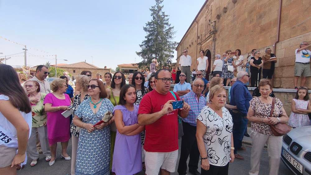 Bailes charros para San Roque en Babilafuente