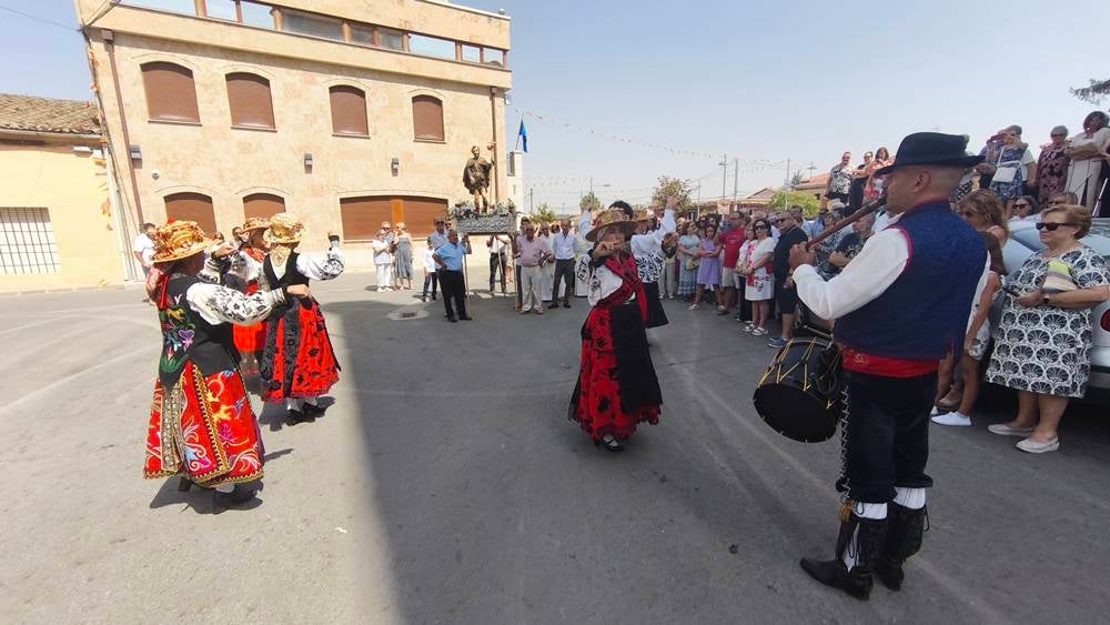 Bailes charros para San Roque en Babilafuente