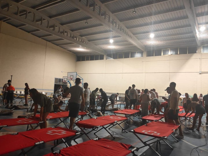 La noche más larga para los que huyeron del incendio y que fueron acogidos en Ledesma: &quot;La gente llegaba con muchos nervios&quot;