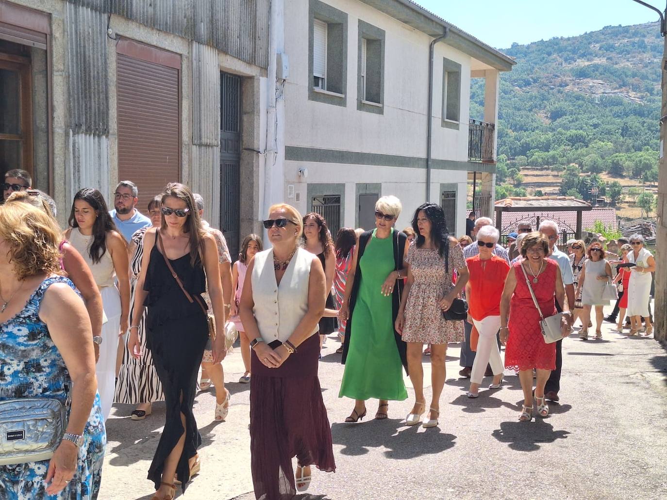 Sorihuela acompaña a la Virgen de la Asunción en su día de fiesta