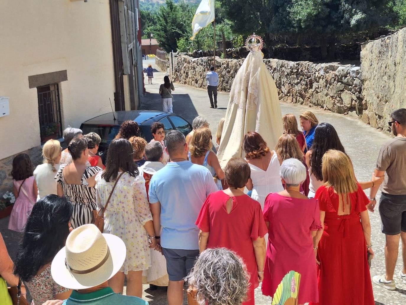 Sorihuela acompaña a la Virgen de la Asunción en su día de fiesta