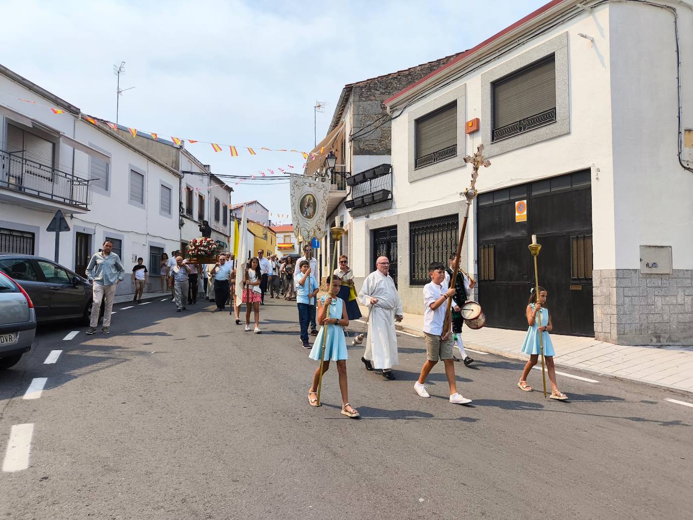 Ledrada vive una intensa jornada por San Roque