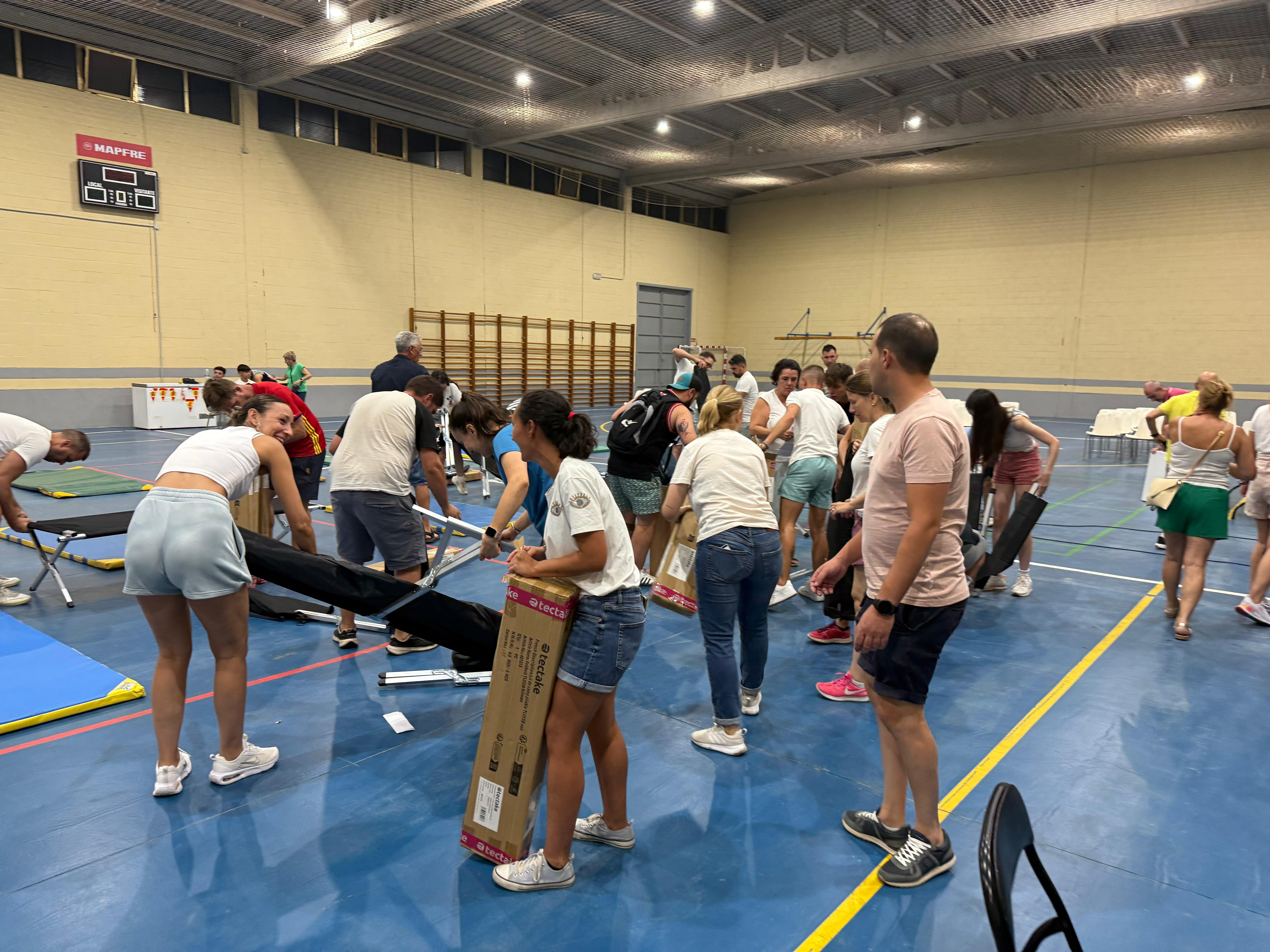 La noche más larga para los que huyeron del incendio y que fueron acogidos en Ledesma: &quot;La gente llegaba con muchos nervios&quot;