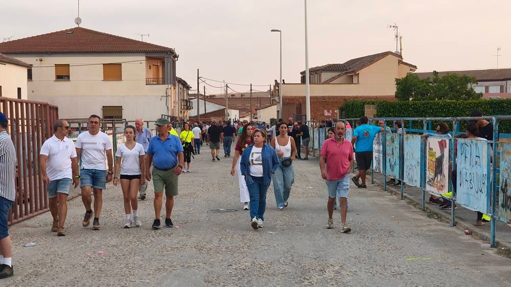 Multitudinario segundo encierro en Macotera