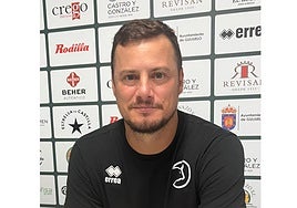 Oriol Riera, en el municipal Luis Ramos de Guijuelo.