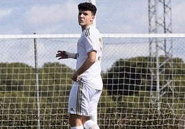 Abraham José Nóbrega, en su etapa en la cantera del Real Madrid.