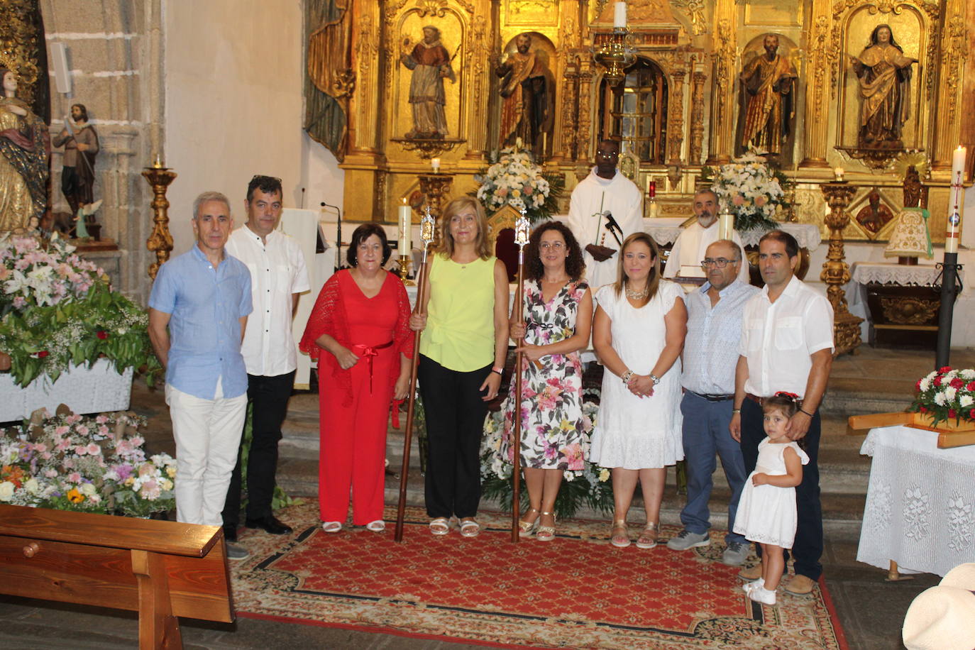 Fin de fiesta con homenaje y relevo en la Hermandad de San Roque en Puente del Congosto