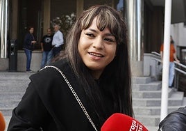 Valeri Cuéllar, ante el micrófono de Europa Press.