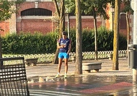 Panorámica de la inundación en la Plaza de Toros.