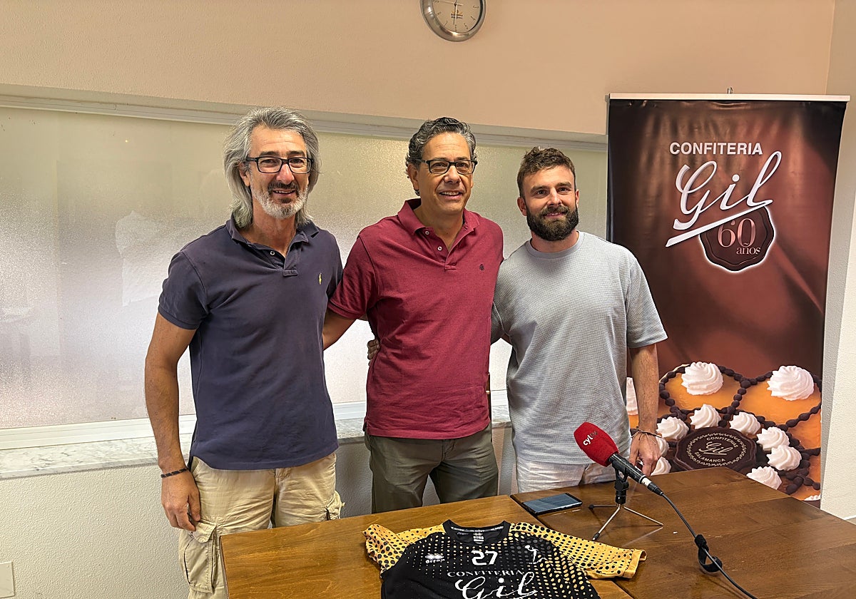 Juan García, Manuel Carretero y Marcos Sánchez, en la presentación.