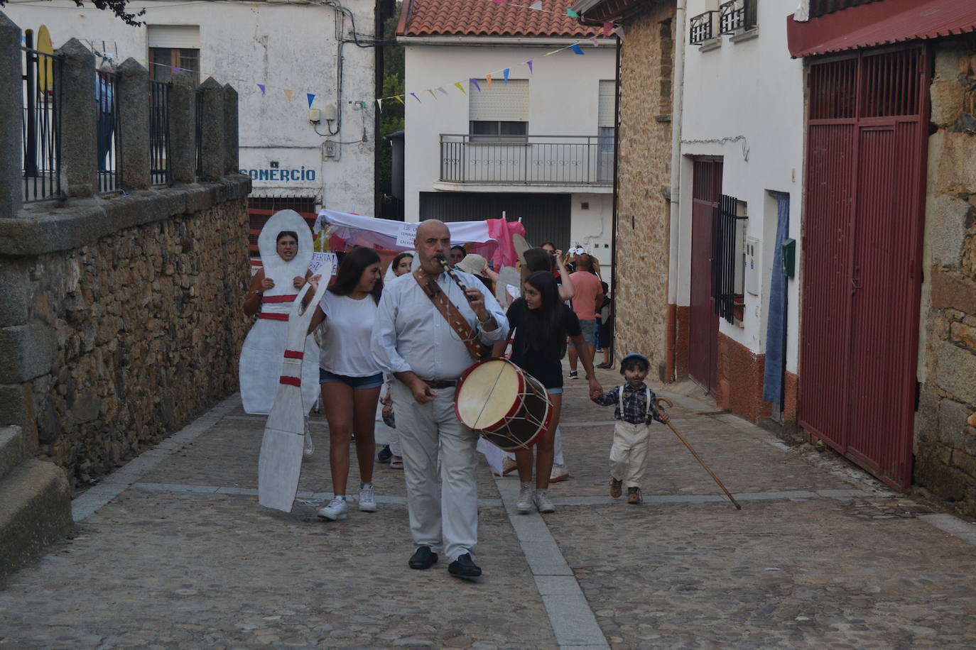 Los vecinos de El Cabaco, estrellas de las fiestas