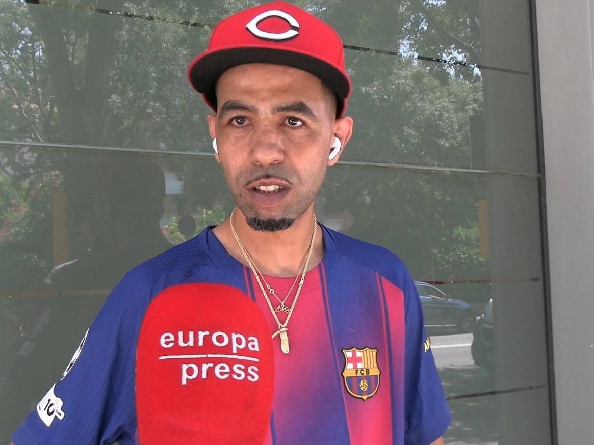 Mounir Nasraoui, ante el micrófono de Europa Press.