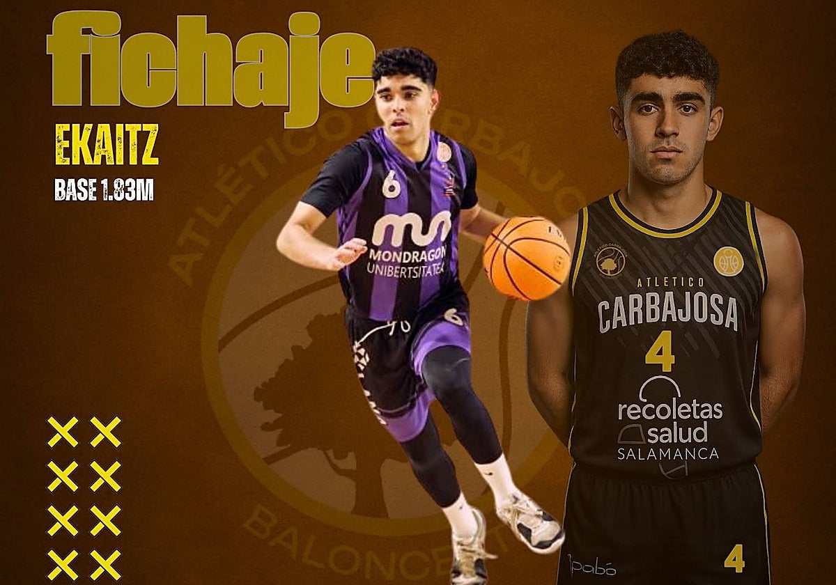 Ekaitz Madinaveitia, nuevo director de juego en el Atlético Carbajosa