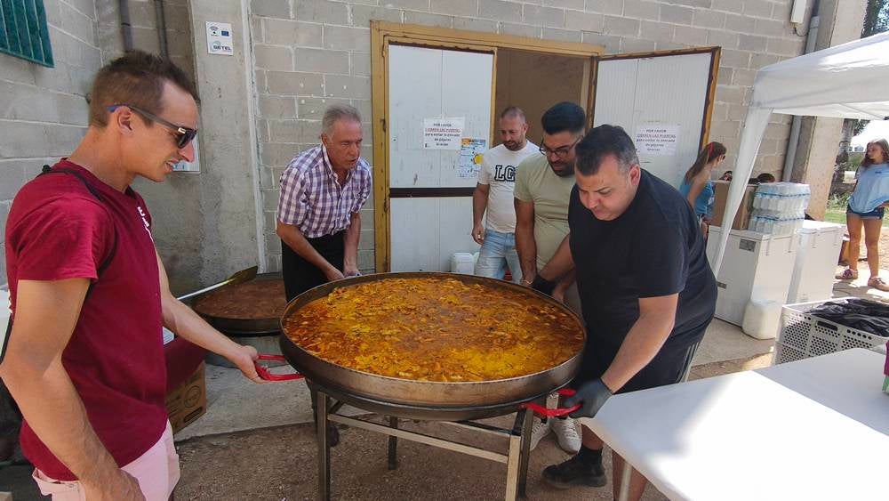 Una paella con sabor a compañía en Huerta