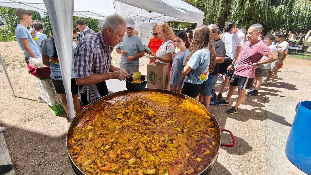 Una paella con sabor a compañía en Huerta