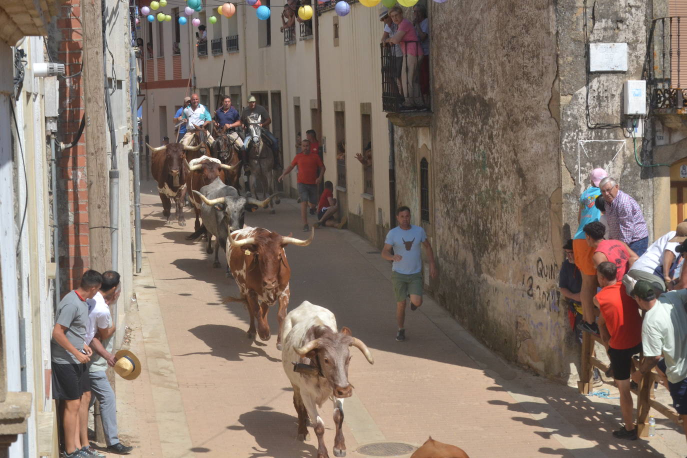 Lumbrales celebra un encierro vibrante
