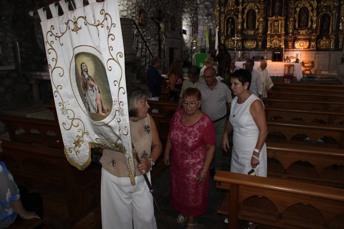 San Roque sale de nuevo a la calle en Ledrada