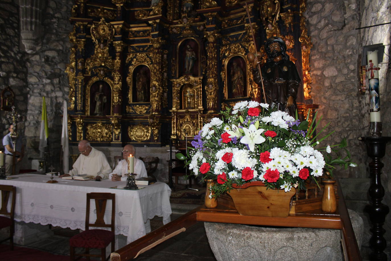 San Roque sale de nuevo a la calle en Ledrada