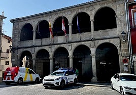 Imagen de la fachada del Ayuntamiento de Béjar, esta mañana de martes.