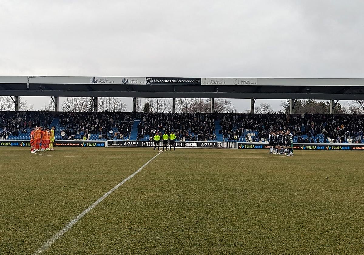 Minuto de silencio el curso pasado en el Reina Sofía.