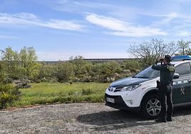 La Guardia Civil auxilia a una persona que sufrió el ataque de avispas asiáticas en El Payo