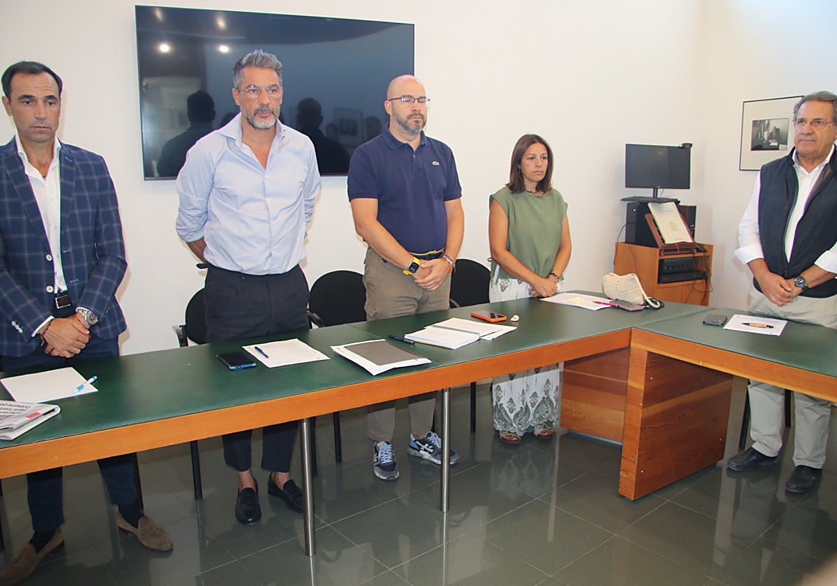 Salvador Ruano, Ángel Peralvo, Daniel Velasco, Soledad García y Víctor Zato.