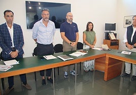 Salvador Ruano, Ángel Peralvo, Daniel Velasco, Soledad García y Víctor Zato.