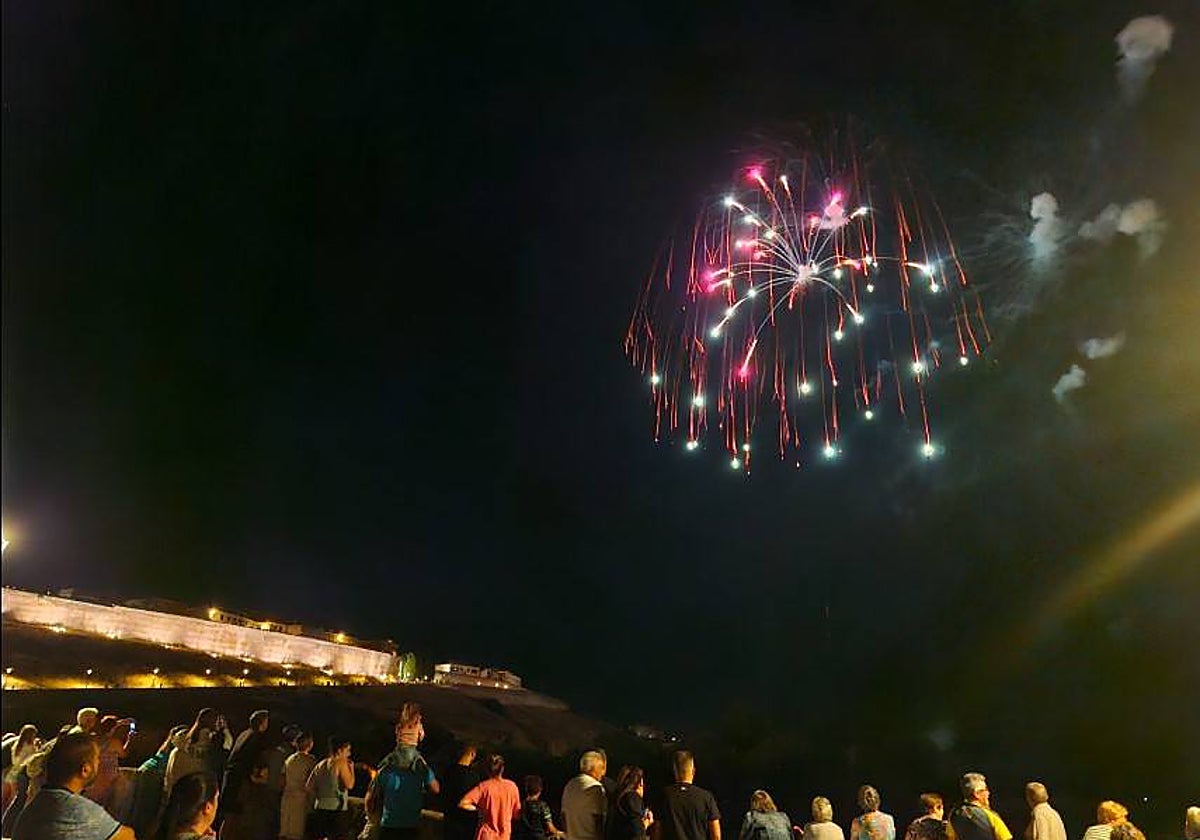 Imagen de los fuegos artificiales del año pasado
