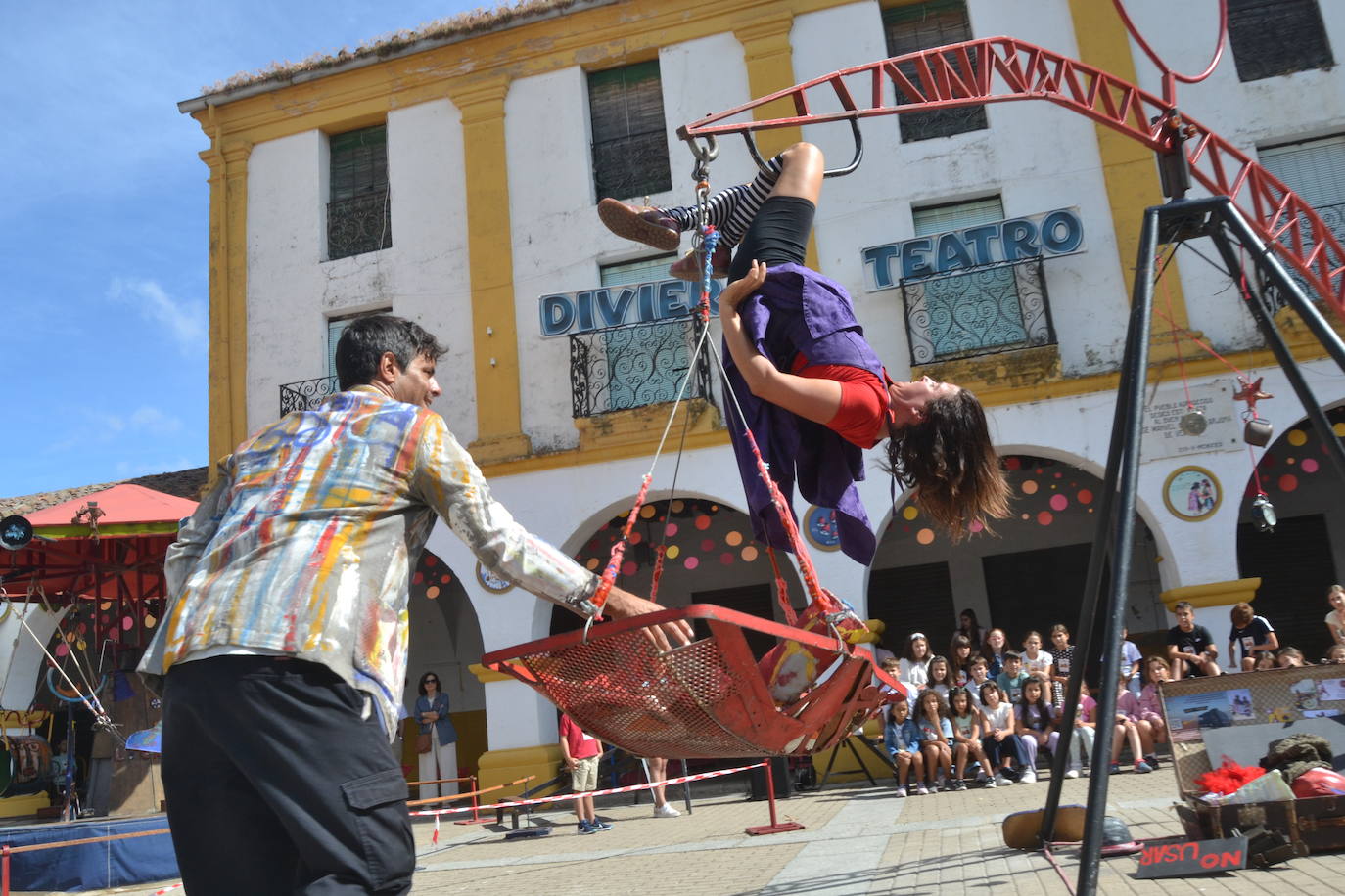 Una divertida mañana en la Feria de Teatro de Ciudad Rodrigo