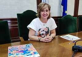 Imagen de la concejala de Comercio, Rosa Torres, en el Ayuntamiento.