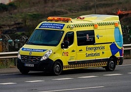 Una ambulancia del Sacyl.