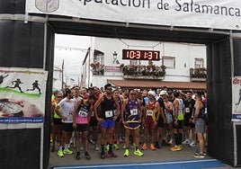 Instantes previos a la salida de la prueba