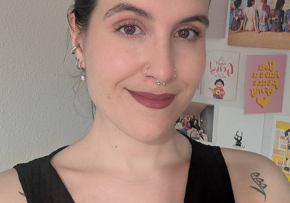 La artista e ilustradora María Gómez Ojea.