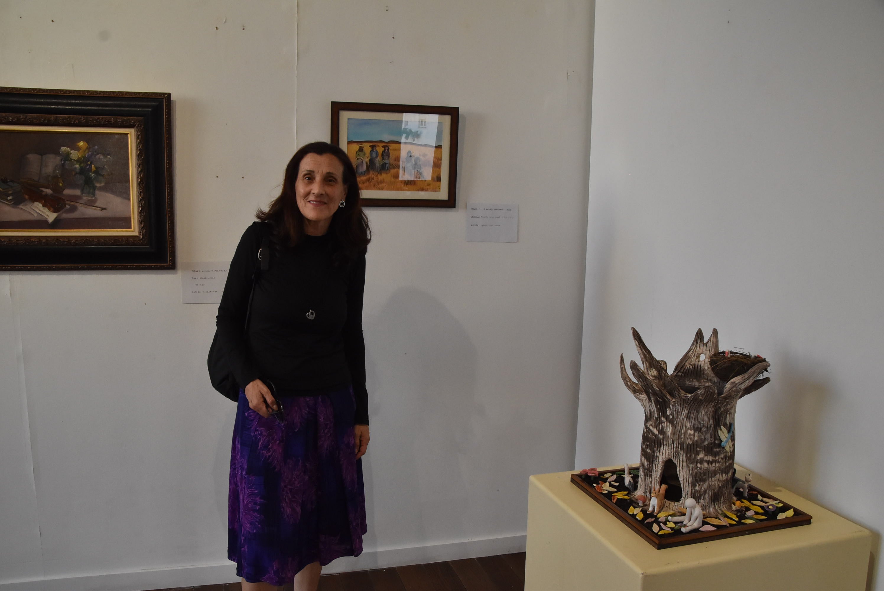 17 artistas muestran sus obras en una exposición en Béjar