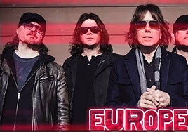 El grupo Europe, que actuará en Salamanca el próximo 14 de septiembre.
