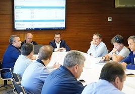 Debate del cereal en la Lonja de Salamanca.