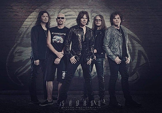 El grupo sueco Europe, que actuará el 14 de septiembre en la Plaza Mayor.