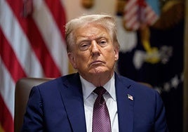 El presidente de EE. UU. Donald Trump.