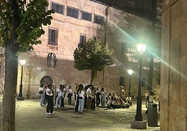 Imagen de novatadas del pasado año.