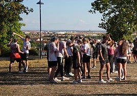 Novatadas en el parque de Huerta Otea de otros años.