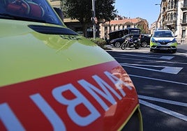 Ambulancias de Sacyl se han movilizado con motivo de cada accidente.