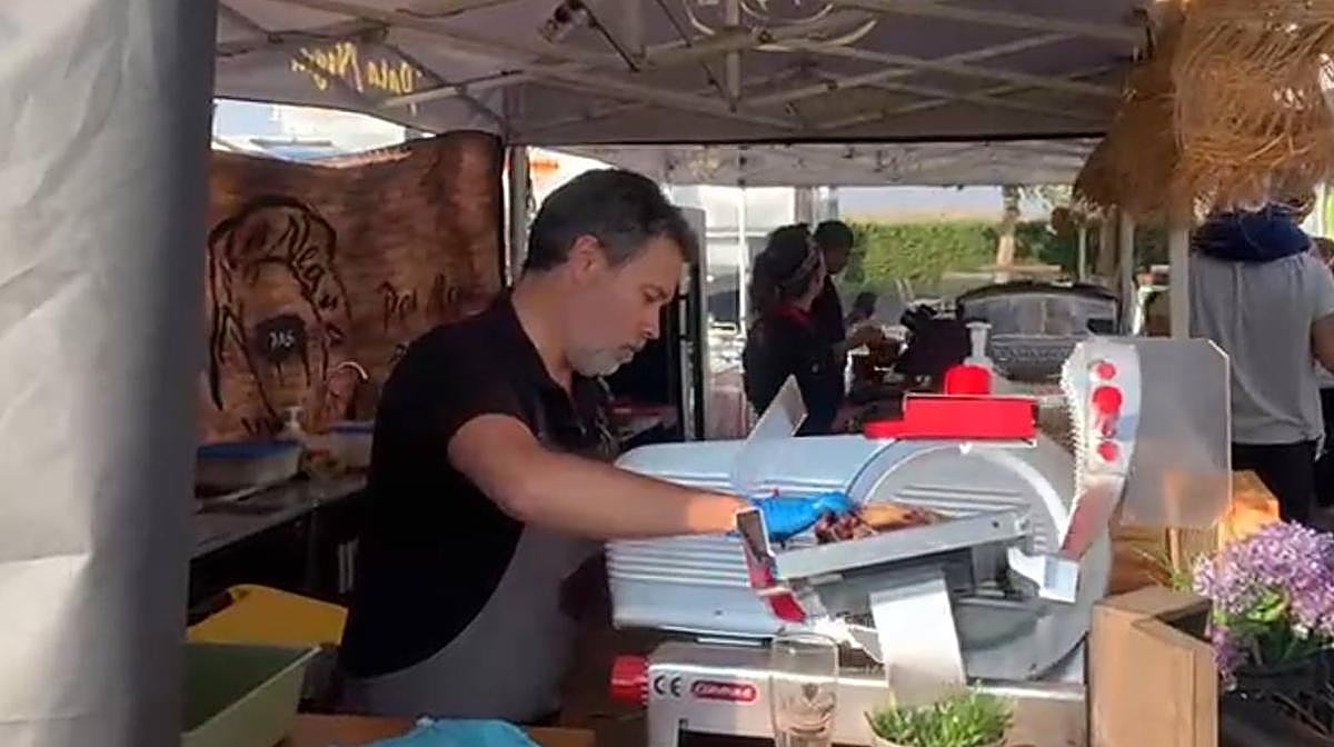 'Pata Negra' presume en Salamaq de los mejores bocadillos de jamón