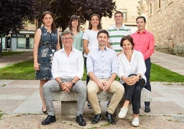 Representantes del Colegio de Veterinarios en la provincia de Salamanca.
