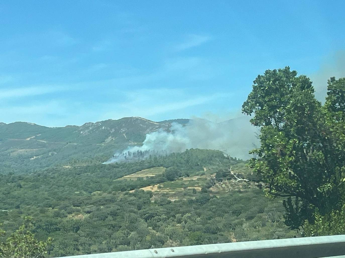El incendio de Garcibuey, en imágenes