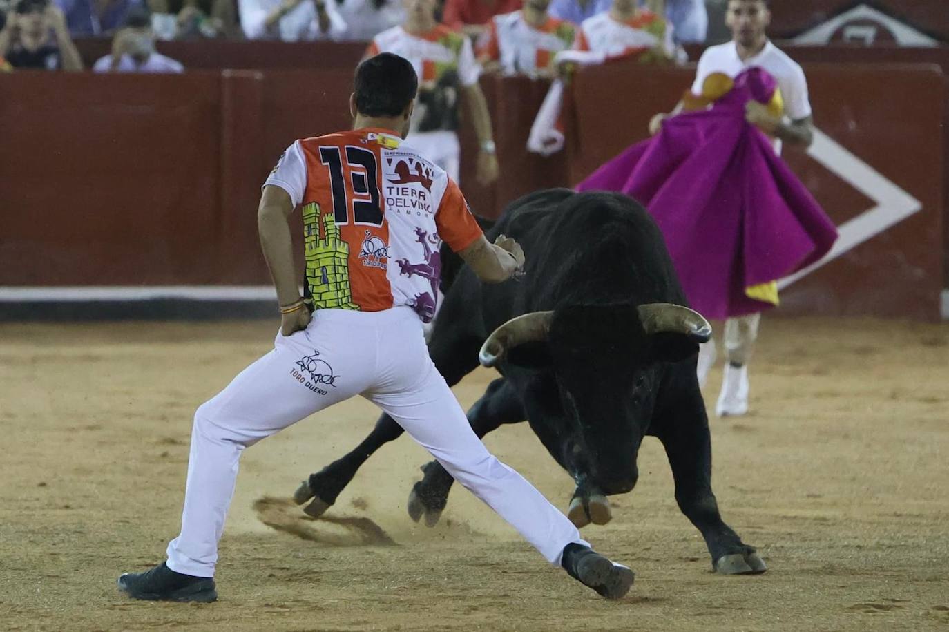 Las mejores imágenes del espectacular concurso de recortes que abrió la Feria en La Glorieta