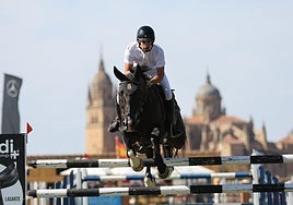 Imagen de la jornada de este sábado del Concurso Hípico Nacional.