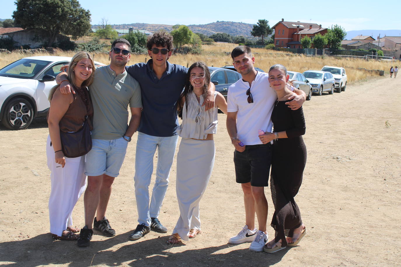 Los quintos protagonizan el día de fiesta en Gallegos de Solmirón