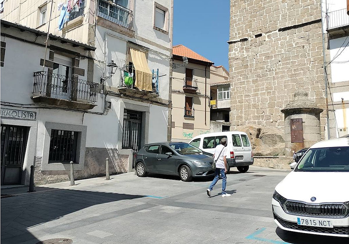 Una plaza de Béjar.