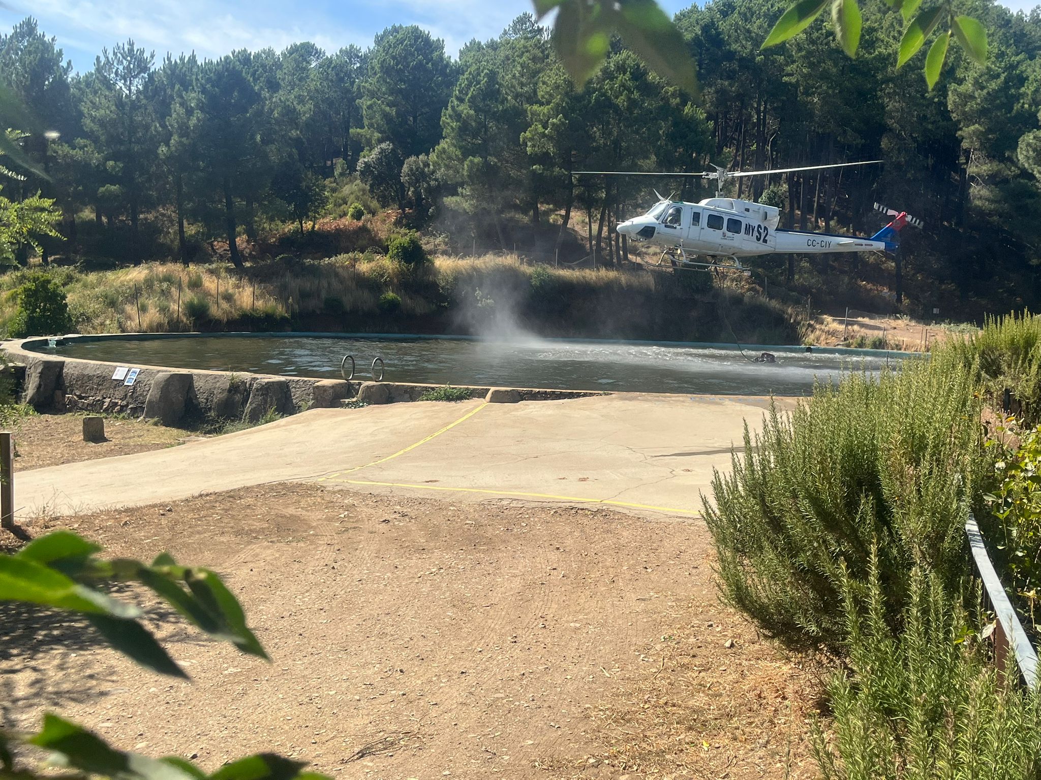El incendio de Garcibuey, en imágenes